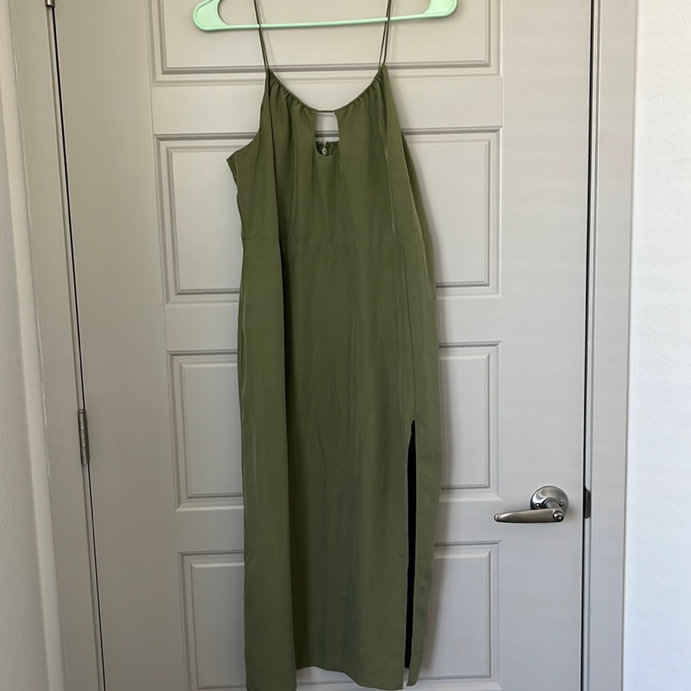 Abercrombie & Fitch keyhole halter midi dress - Picture 4 of 9